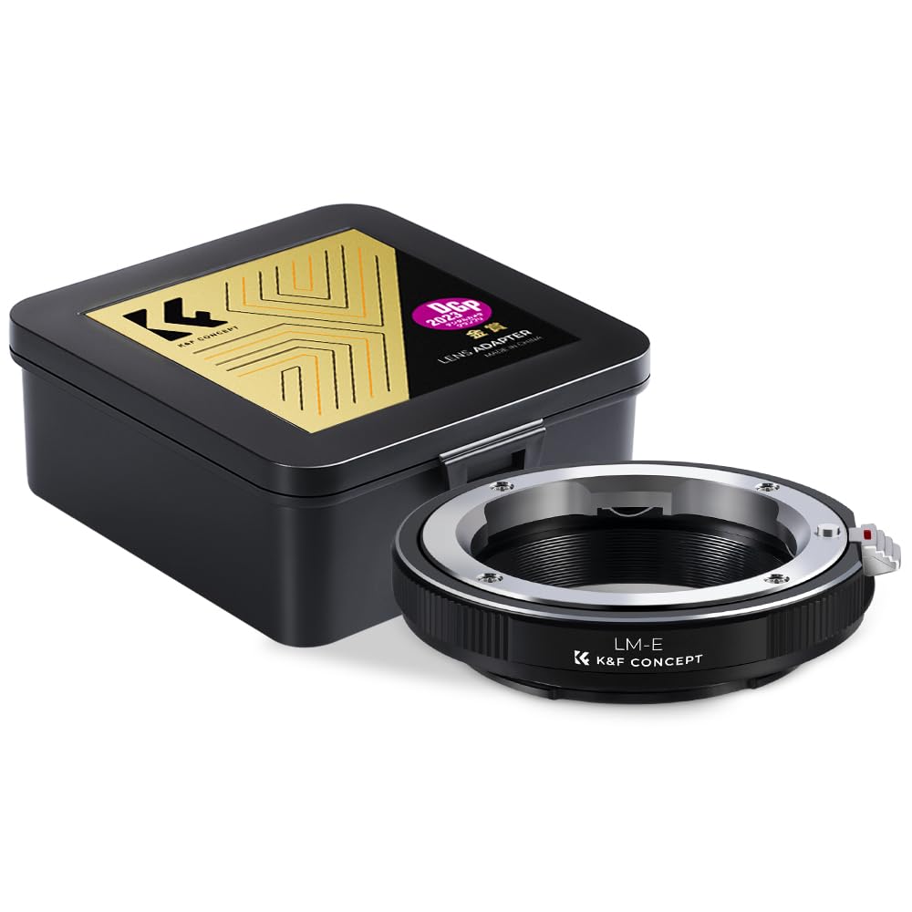 K F Concept マウントアダプター Leica ライカMマウントレンズ ソニー対応 Eマウント NEXカメラ 装着用 変換 レンズアダプター LM-NEX マウント変換リング 高精度 無限遠実現 メーカー直営店