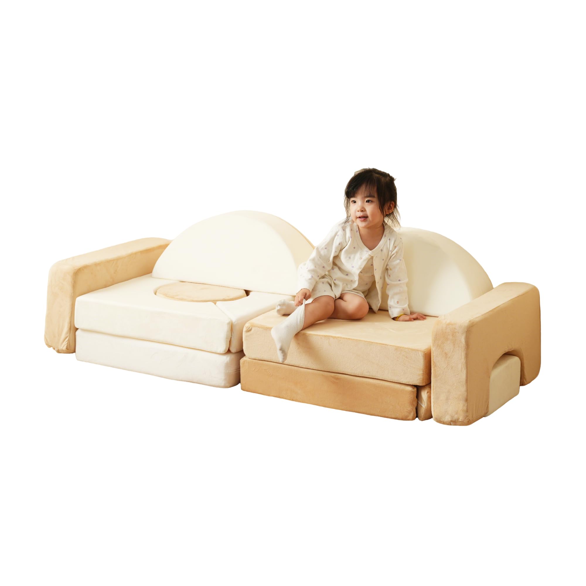Rakuten - オーエスジェイ(OSJ) キッズソファ キッズベッド ローソファ つみき 子供用 キッズ 組み合わせ 洗える 組み替え 自由自在 積み木 クッション 知育おもちゃ 知育玩具 幼児 子供室内遊具 大型遊具 [並行輸入品]