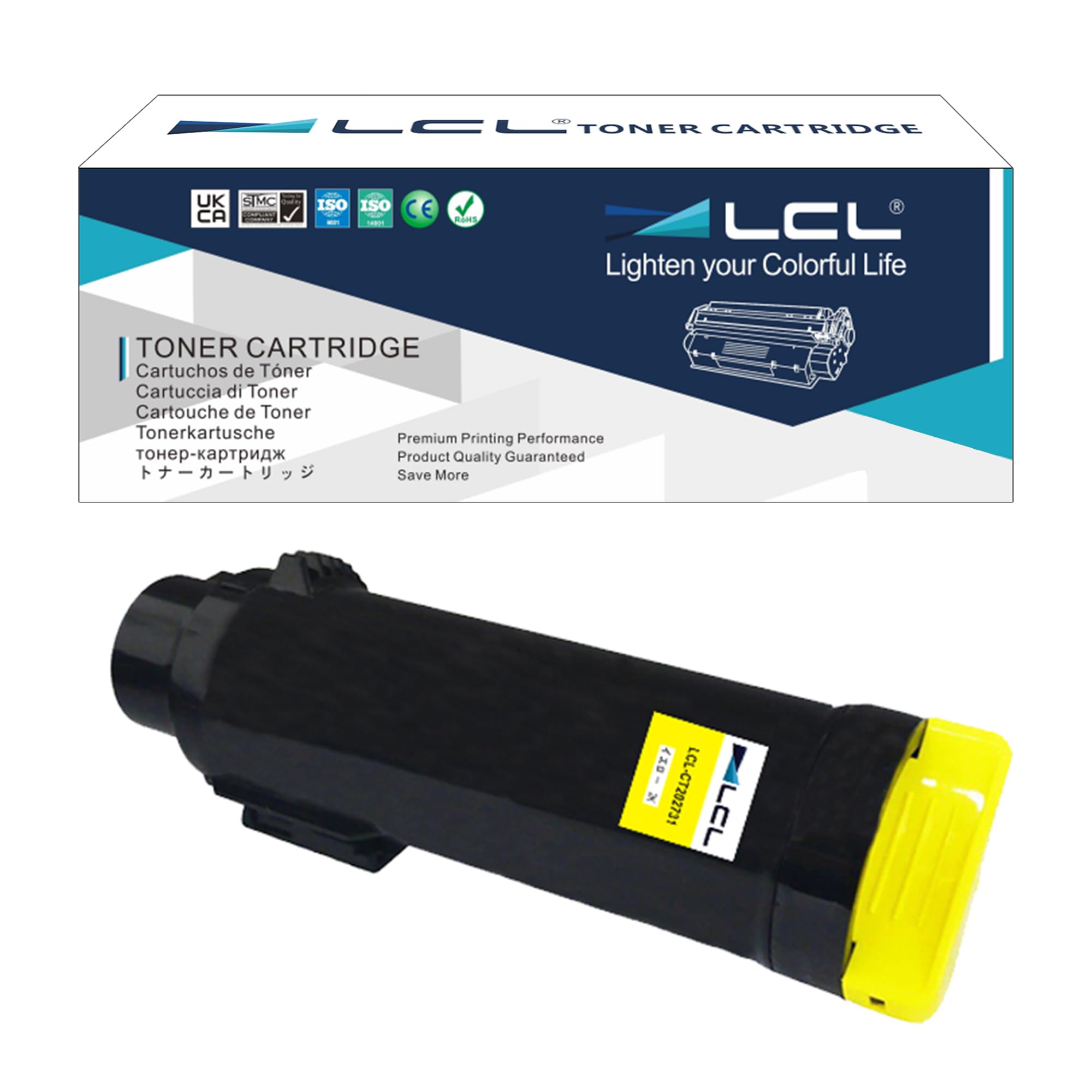 Rakuten - LCL Xerox用 富士ゼロックス用 CT202731 （1パック イエロー） 互換トナーカートリッジ 対応機種：Fuji Xerox DocuPint CP210dw CM210z