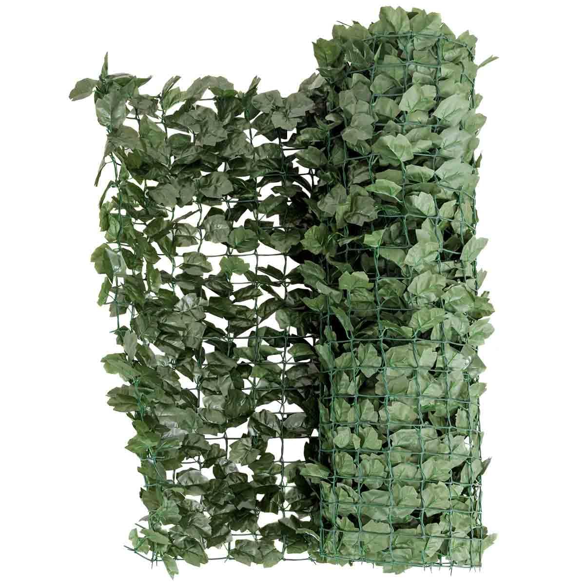 TANGKULA グリーンフェンス 150cmx300cm リーフラティス ウォールグリーン 壁掛け リーフフェンス フェ..