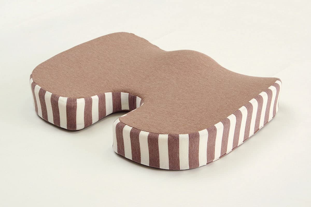 Rakuten - イケヒコ クッション オフィス 椅子 エルマー シンプル もっちり 低反発 オフィス ドライブ 約45×35×7cm ブラウン #9370939