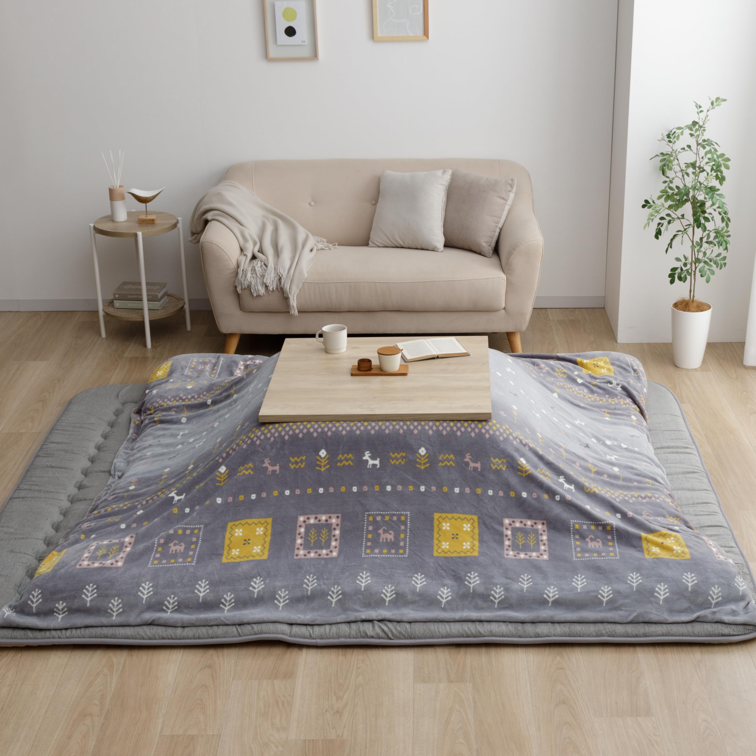 �����ҥ� ���������� ���С� �դ�դ��ȩ���� ���ꥨ ��215��215cm ���졼 ������� ���������ĥ��С� ������ �����ɻ� ������ #115207013...