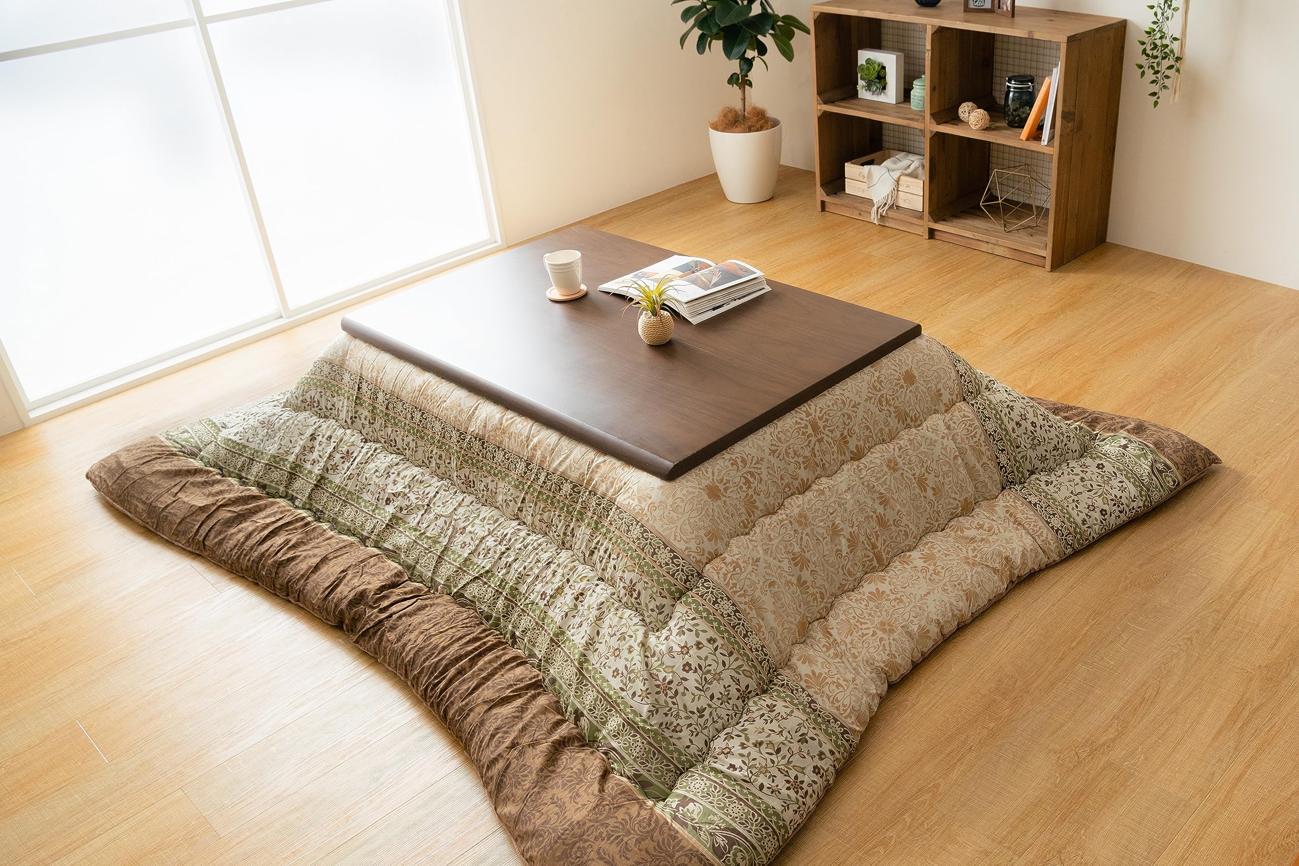 Rakuten - [Ikehiko Corporation] こたつ用掛けふとん 4550317202247 グリーン 長方形