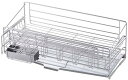 下村企販 容量を増やせる 伸縮 水切りラック 奥行48cm 【日本製】 シンク上 食器と鍋を分けて水切りできる 4連グラスホルダー・箸ポケット付き 台所 水切り...