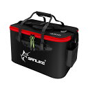SANLIKE バッカン バケツ 水汲みバケツ 容量39L 50cm EVA素材 折りたたみ 釣り用ケース 道具入れ・エサ入れ コンパクト 軽量 ブラック キャンプ 洗車 園芸 堤防 砂場