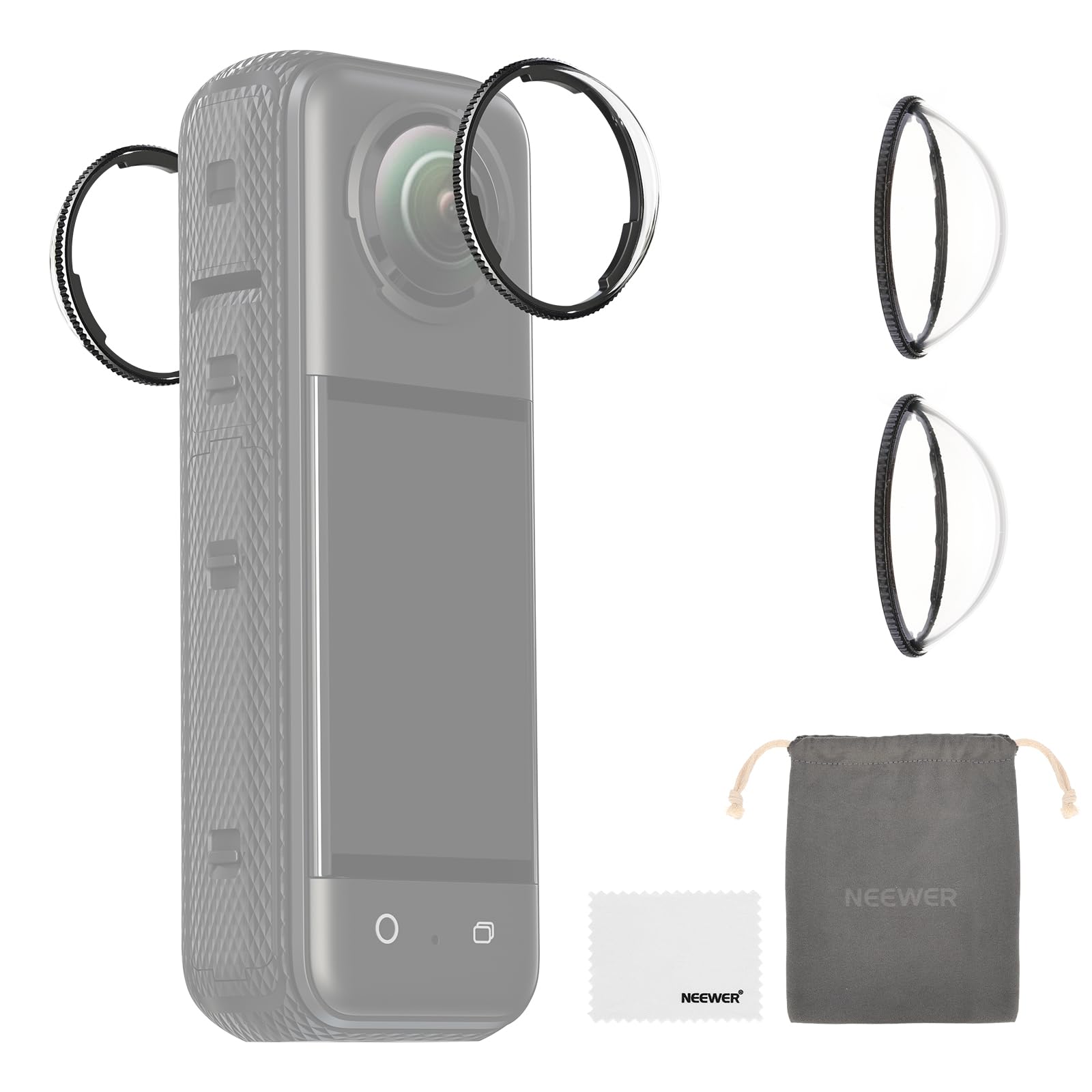 NEEWER ��󥺥����� 2������ ����ѥ��֥� X5��������󥫥�� ��æ�� 9H���� HD�������饹 ��Ʃ��Ψ ��󥺥ץ��ƥ��������������꡼ ����ݸ�...