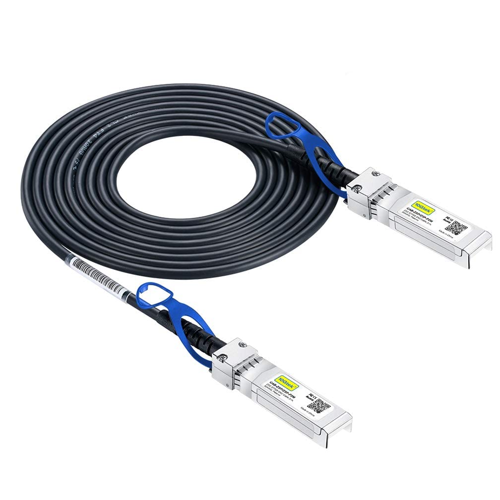 Rakuten - 10Gtek 25G SFP28 SFP + DACケーブル 25GBASE-CR SFP28 to SFP28 パッシブ 直接接続銅線 Twinaxケーブル Cisco SFP-H25GB-CU5M互換 5m