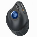 ProtoArc EM05 NLバーティカル トラックボールマウス 縦型62° 2.4GとBluetooth両対応 ワイヤレス 5段階DPI 200/400/8...