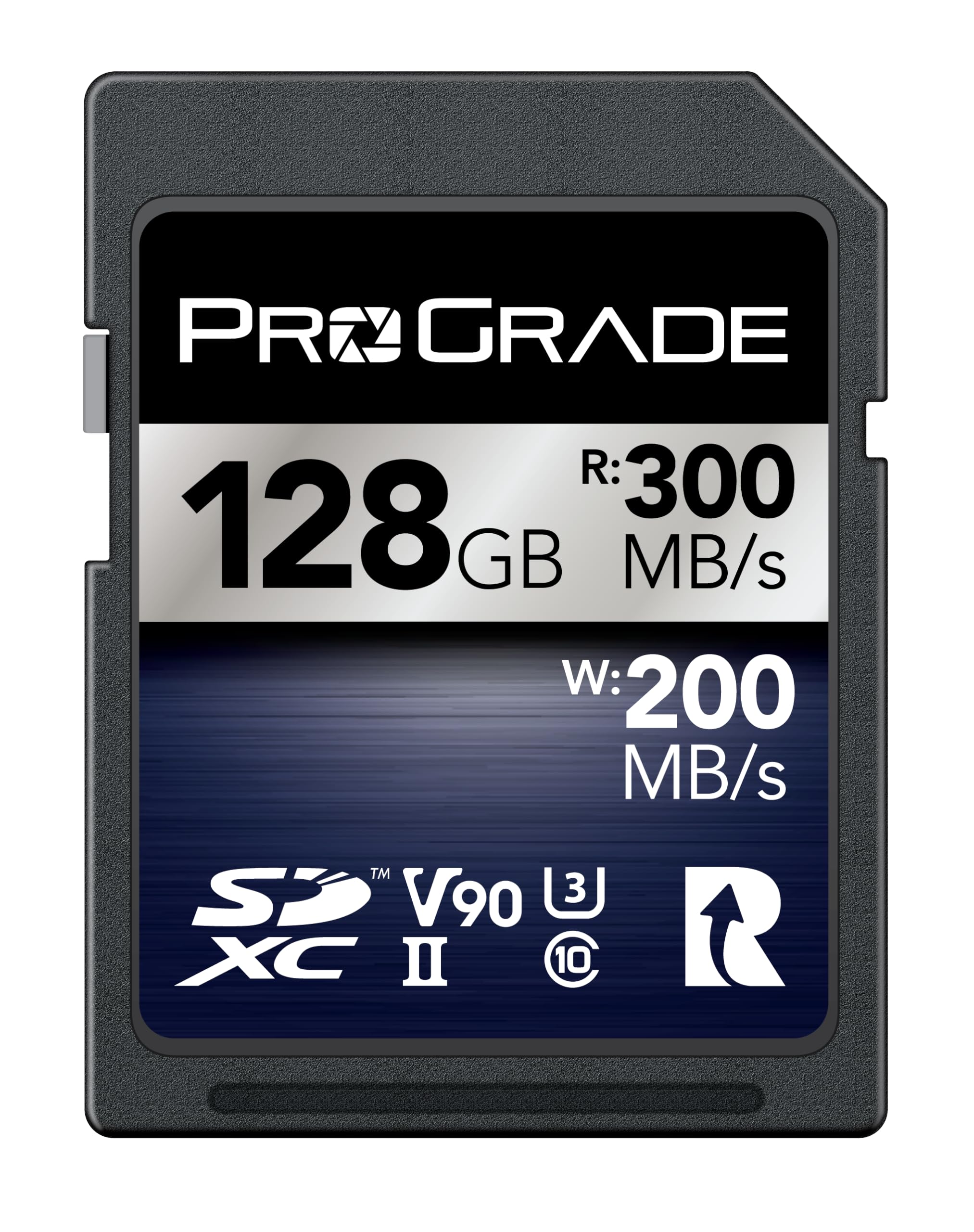 ProGrade Digital SDXC UHS-II V90 IRIDIUM 128GB メモリーカード 最大読込300MB/s 最大書込200MB/s プ..