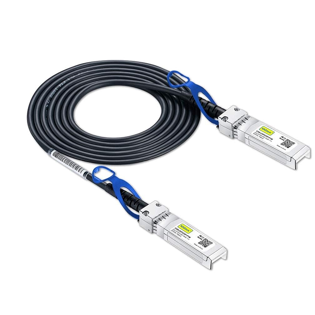 Rakuten - 10Gtek 25G SFP28 SFP + DACケーブル 25GBASE-CR SFP28 to SFP28 パッシブ 直接接続銅線 Twinaxケーブル Dell 470-ACFB互換 2m