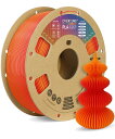 OVERTURE PLA フィラメント 3Dプリンター用素材 3D印刷 3Dプリンター フィラメント 1.75mm 1kgスプール 高い寸法精度 高密度 ほとん...