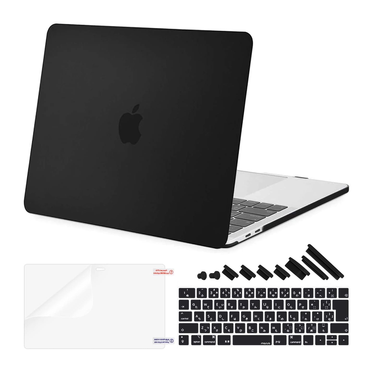 MOSISO 対応機種 MacBook Pro 13インチ ケース M2 2025-2016 A2338 M1 A2251 A2289 A2159 A1989 A1708 A1706 プラスチック製 ハードシェルケース キーボードカバー スクリーン