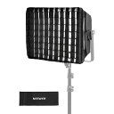 NEEWER 新版ソフトボックスディフューザー PL60C RGB LEDビデオライトパネル用 14.6"x13.6"/37x34.5cm 折りたたみ式 グリッド/バッグ/ブラックアウトフード付き 取り外し不要 クイックセットアップ 肖像写真ソフトライト用