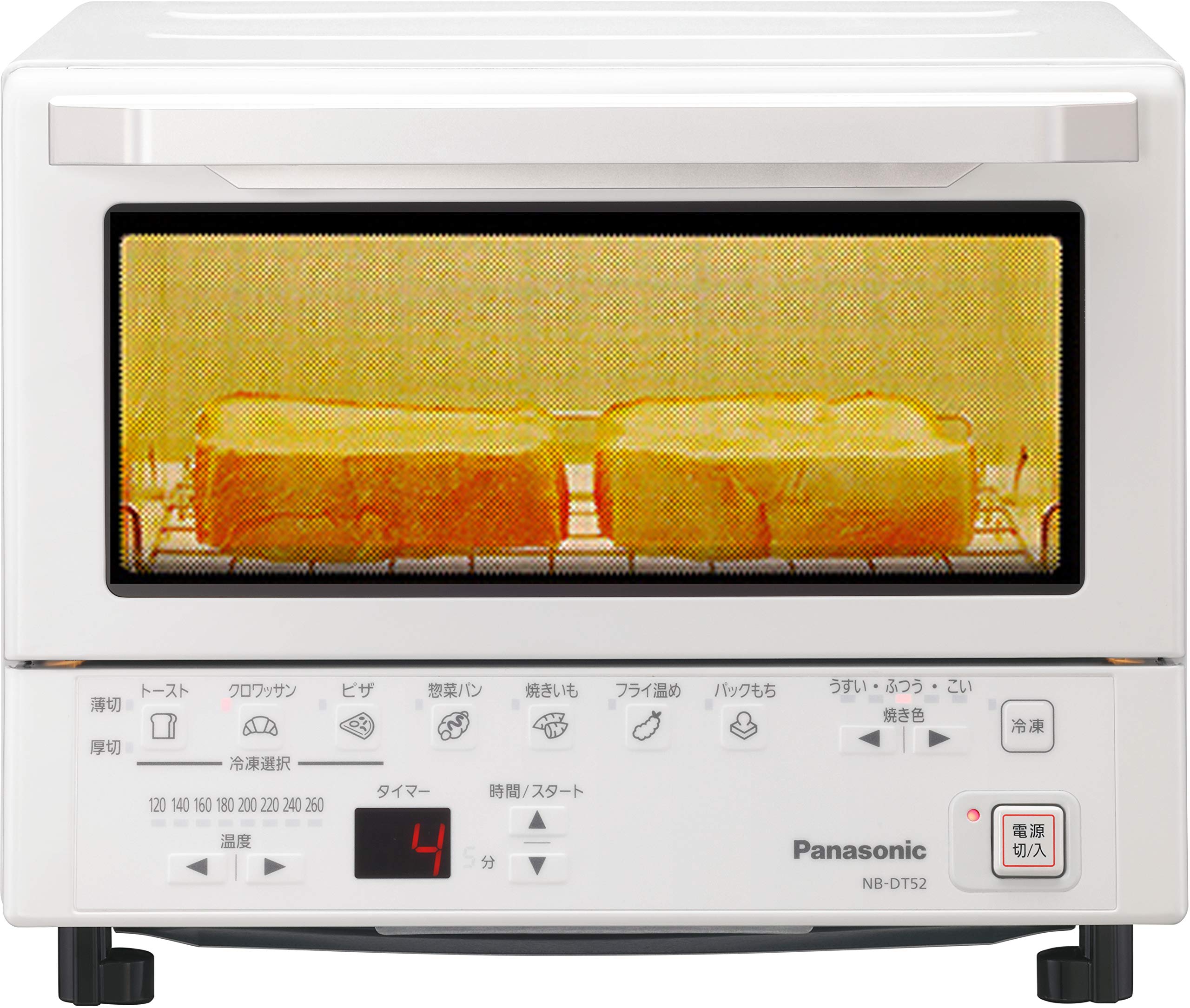 【苫小牧バナナ】開封未使用品 Panasonic/パナソニック コンパクトオーブン Bistro/ビストロ NB-DT52-S シルバー ♪ NB-DT52 サポート - コンパクトオーブン | トースター | Panasonic