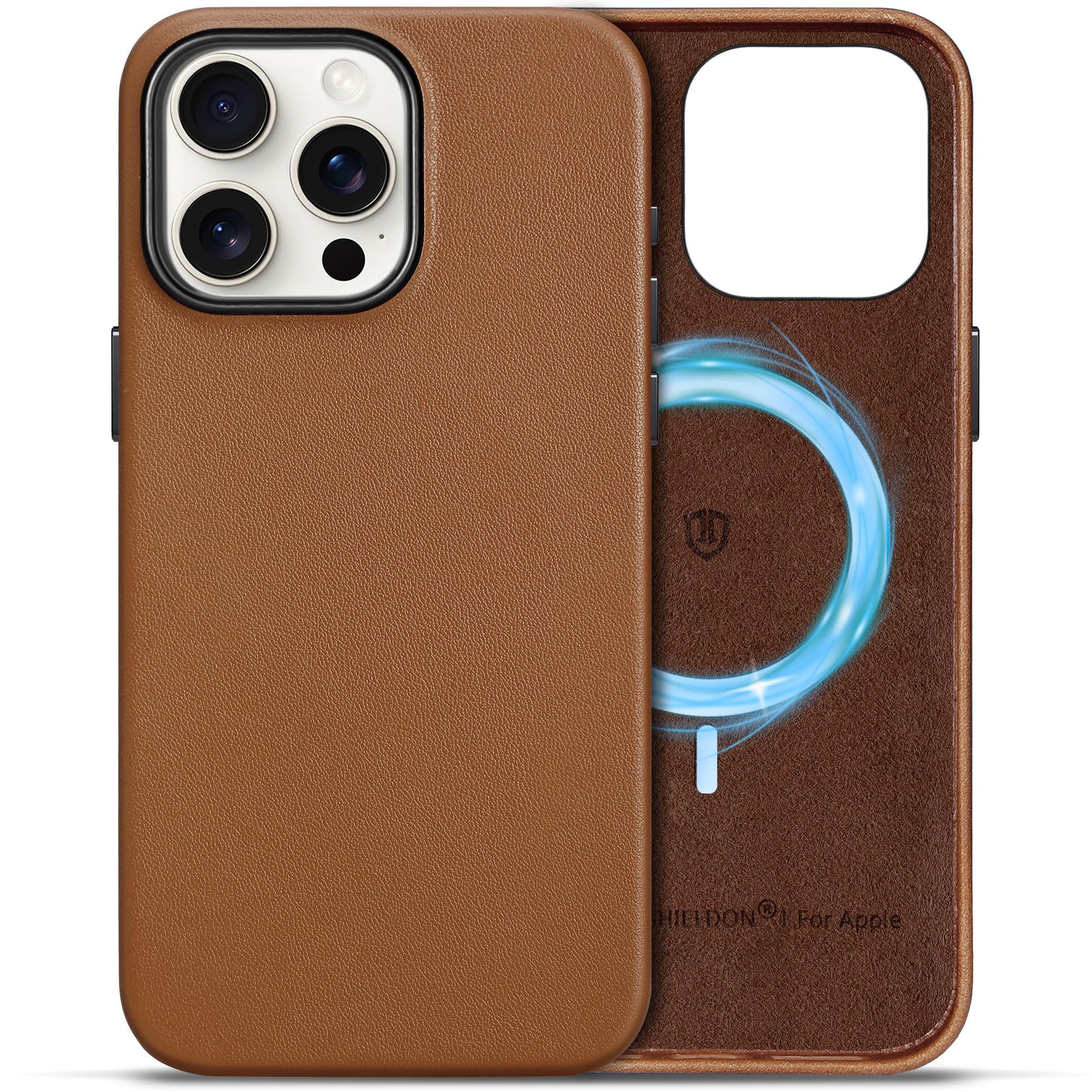 SHIELDON iPhone 15 Pro Maxб  ܳ Хѡ 磻쥹б Ų դ15ץޥå б 쥶 ...