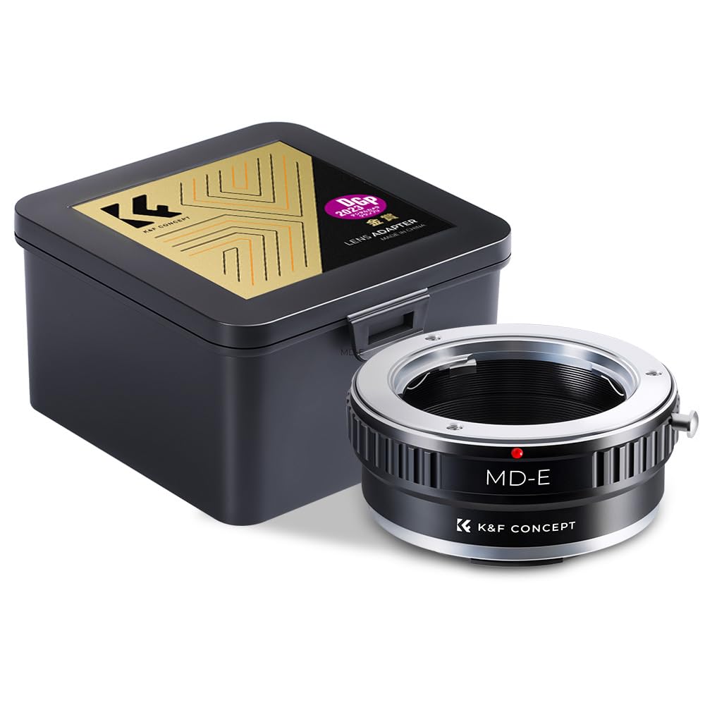Rakuten - K&F Concept マウントアダプター ミノルタ Minolta対応 MDマウント MCレンズ ソニー対応 Eマウント NEXカメラ 変換 装着用 レンズアダプターリング マウント変換アダプター α6700 α7CII ZV-E10 NEX-3 NEX