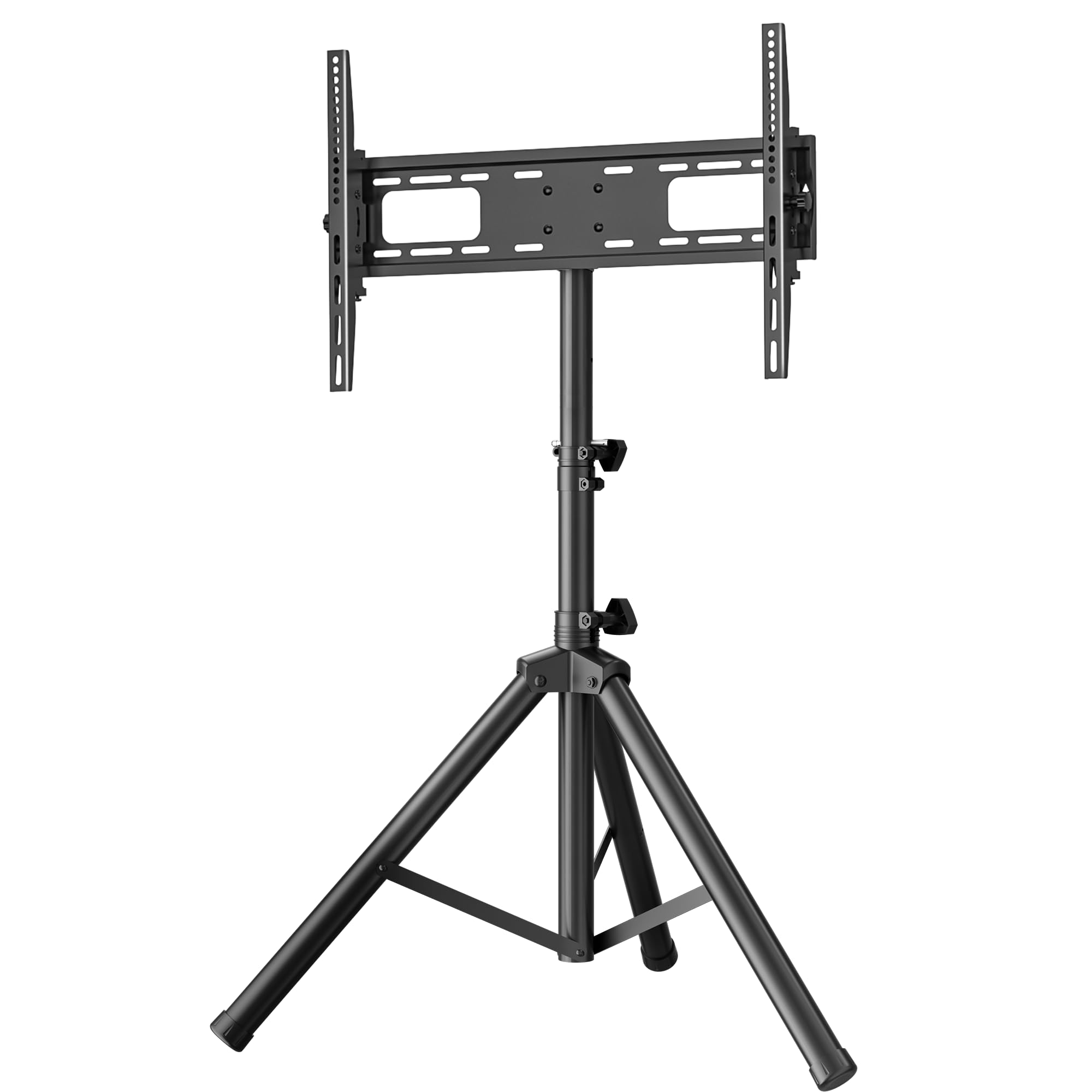 FORGING MOUNT テレビスタンド三脚 32-75型 折りたたみ式TVスタンド コーナー 自立型 角度調整 高さ無段階調節ハイタイプ 耐荷重45kg VESA600x400mm 賃貸用/展示/屋外用