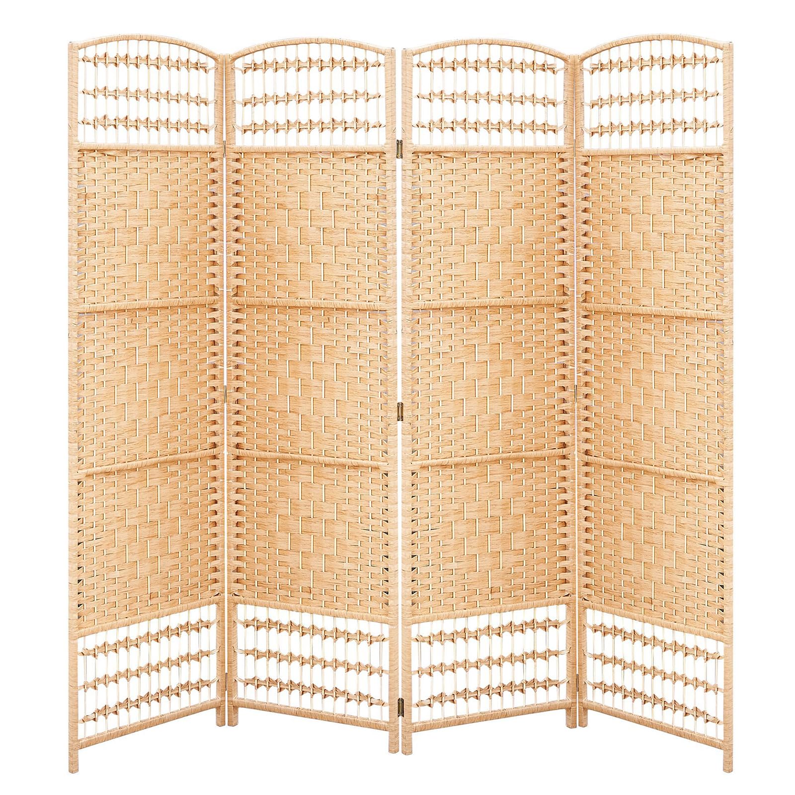 Rakuten - Fuyutu パーテーション 衝立て 4連 部屋 仕切り 屏風 間仕切り 高さ120/150/180cm 折りたたみ 軽量 おしゃれ 完成品 ついたて 目隠し 室内 家庭用 和室 和風