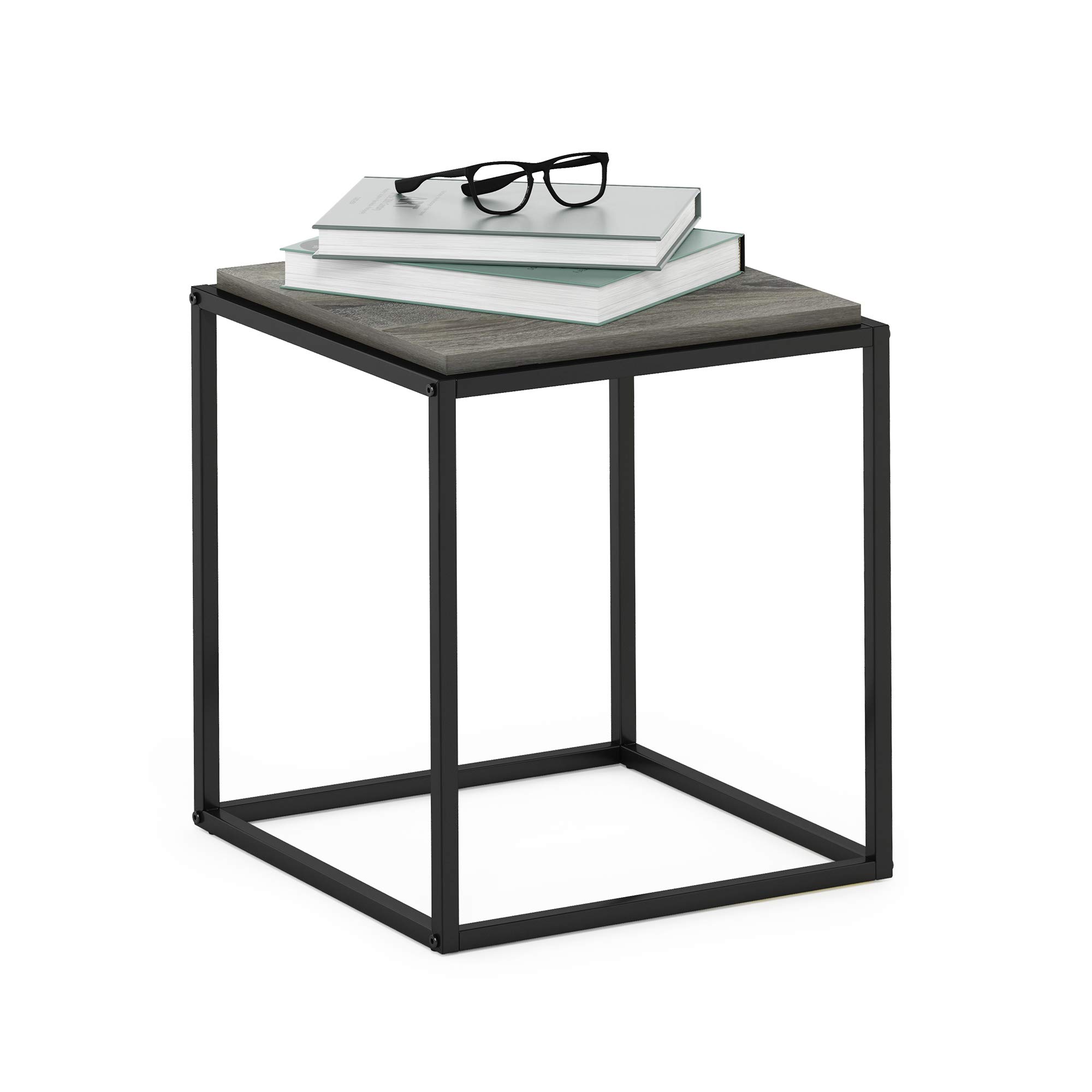 フリノ(Furinno) Moretti Modern Lifestyle スタッキングシェルフ フレンチオークグレー 1段 