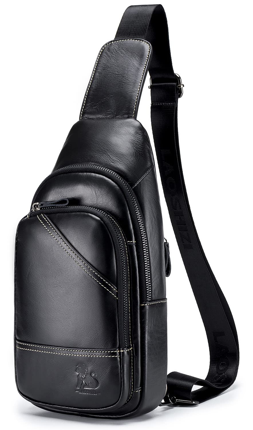 [DOOMUS] ボディバッグ ショルダーバッグ 斜めがけ 本革 防水 肩掛け ボディーバッグ ワンショルダー ウエストバッグ スポーツバッグ メンズ iPad収納可能 通勤