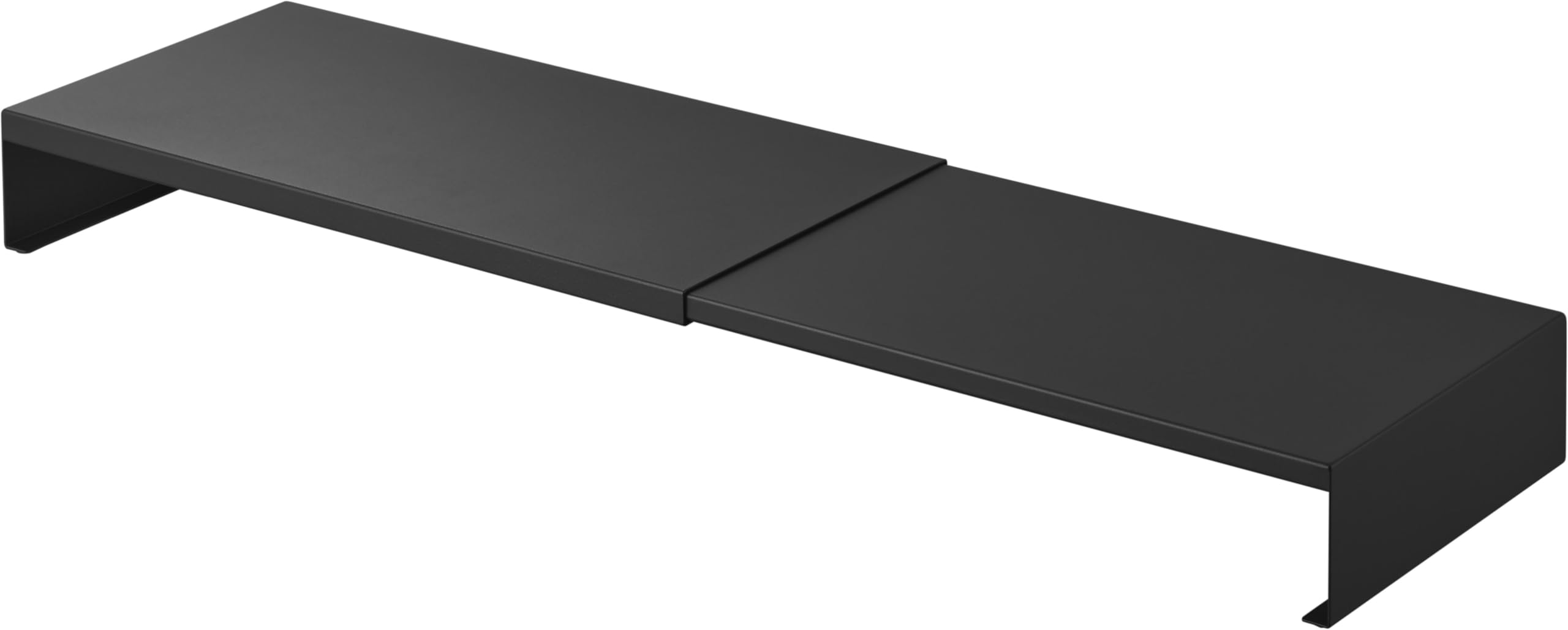 () 伸縮 ゲーミングモニター ラック ブラック 50.5～90×24.3×8.7 タワー モニター台 卓上 伸縮可能 キーボード 収納 10564