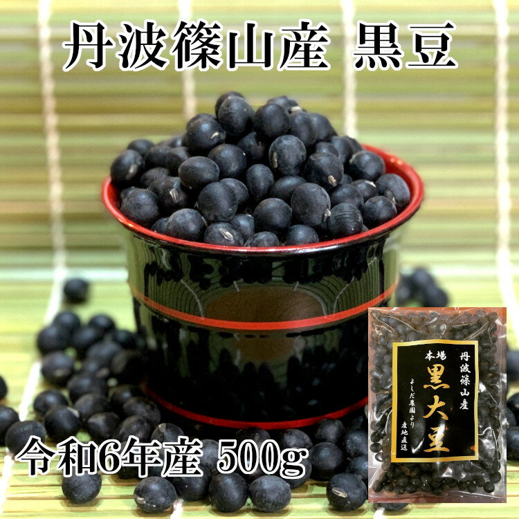 丹波篠山 黒豆 新豆 500g 兵庫県産 丹波黒豆2L 丹波黒お正月 おせち料理 煮豆レシピ付き★ 令和7年産 20..