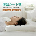 薄型シート枕 体圧分散 まくら 枕 低い枕 低め シート 足枕 あし枕 脚まくらとしても 肩こり いびき 寝返り 丸洗い可能 通気 1個入り