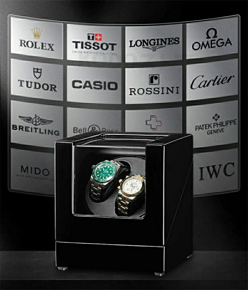 静音設計 ワインディングマシーン 1本 2本 ワインディングマシン ウォッチワインダー 時計 1本巻 上げ機 機械式 時計自動巻き上げ 時計 自動巻き レディース メンズ時計対応 シングル 1本巻き ウォッチワインダー