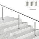 手すり 玄関 屋外 ステンレス鋼手すり 手摺 玄関 180/200/220/240cm 角度調整可能 DIY 簡単な取り付け 荷重200kg 高齢者、妊婦、子供...