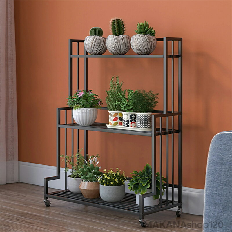 フラワースタンド プランタースタンド 花台 3段 ガーデンラック 屋外/室内 植木鉢 園芸ラック おしゃれ..