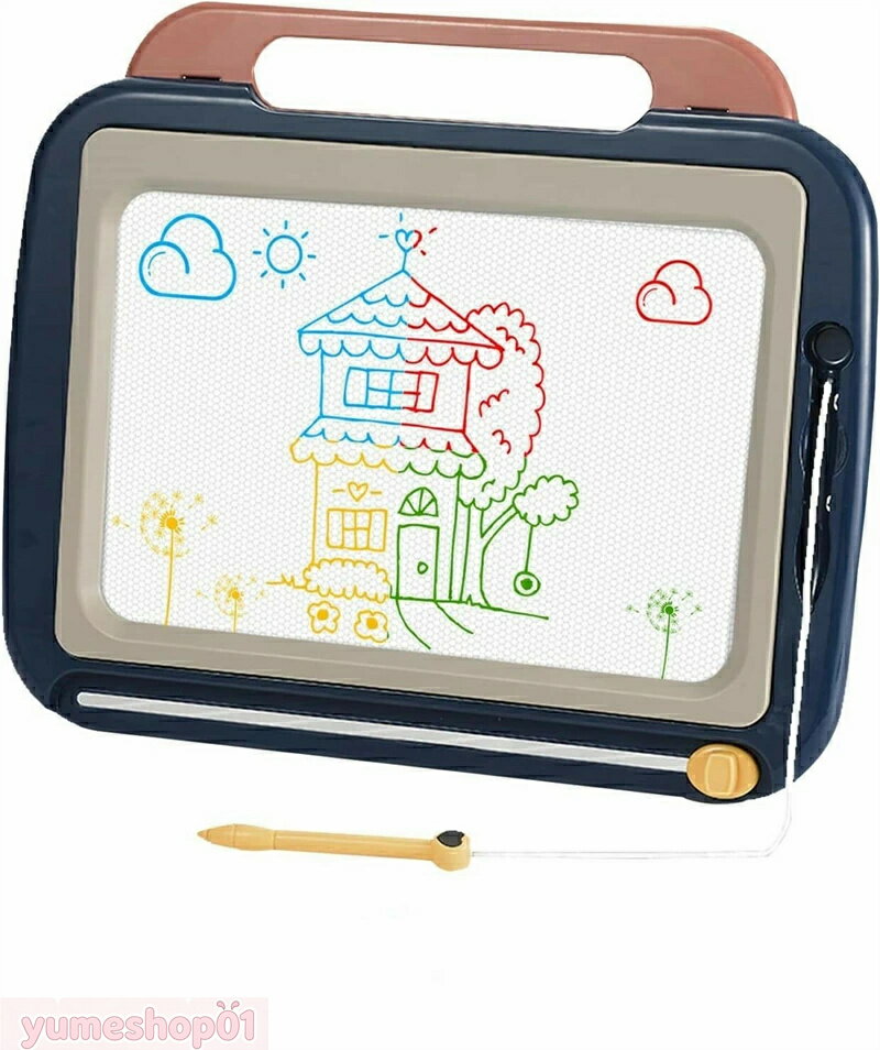 お絵かきボード 大画面（40*31）おえかきボード お絵描き おもちゃ お絵かきセット 磁石 大きいサイズ 知育おもちゃ 書いて消せるボード お絵かき帳 落書きボード 伝言ボード 単語帳 持ち手付 小学生 女の子 男の子 プレゼント 誕生日 クリスマス ギフト 入園祝い