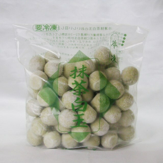 タヌマ）　冷凍　抹茶白玉　　　500g