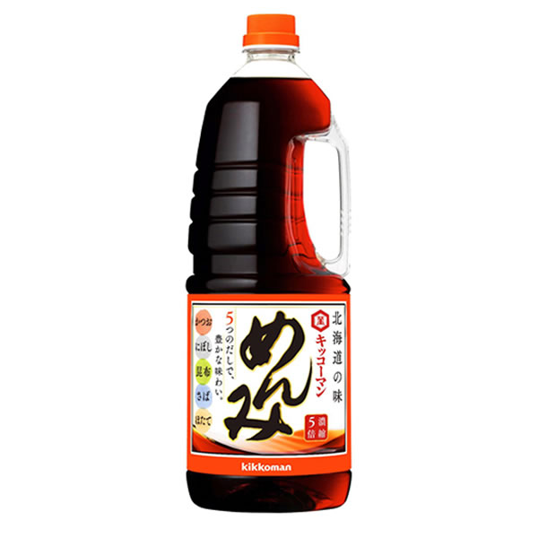 5つの旨み！キッコーマン）濃縮つゆ　めんみ　1．8Lのサムネイル