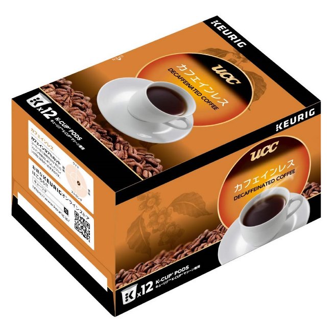 UCC）キューリグ Kカップ　カフェインレス 8g×12個