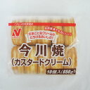 内容量 650g（10個入り） 保存方法 冷凍品 賞味期限 2ケ月以上 原材料名 皮（小麦粉、鶏卵、植物油、糖類（砂糖、果糖）、はちみつ、コーンシロップ、食塩）、卵黄、砂糖、生クリーム、牛乳、全粉乳、増粘剤（加工でん粉）、ベーキングパウダー、乳化剤、グリシン、香料、酢酸Na、カゼインナトリウム、（原材料の一部に大豆を含む） 販売者 (株)ニチレイフーズ　東京都中央区和菓子の今川焼きが冷凍で登場！ 調理が簡単、電子レンジ・トースター・自然解凍でOK！！ たまごと生クリームのとろけるおいしさ。 たまごと生クリームのおいしさが引き立つカスタードクリームに仕上げました。