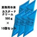 業務用 冷凍カスタードクリームNK 500g × 10個セット
