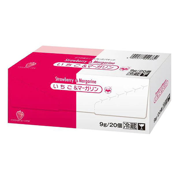 【2箱セット】キューピー) いちご&マーガリン 9g*20個入り × 2箱