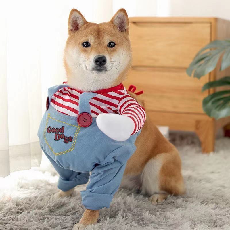 【クーポン利用で→10%OFF】送料無料 ペット服 犬服 犬の服 チャッキー ハロウィン クリスマス かわいい 面白い コスプレ 変装 犬 猫