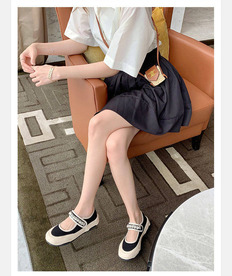 【クーポン利用で→300円OFF 送料無料】厚底 キャンバスシューズ 春夏 ローファー レディース フラットシューズ 靴 幅広 ゆったり 通気性 爽やか フラットシューズ