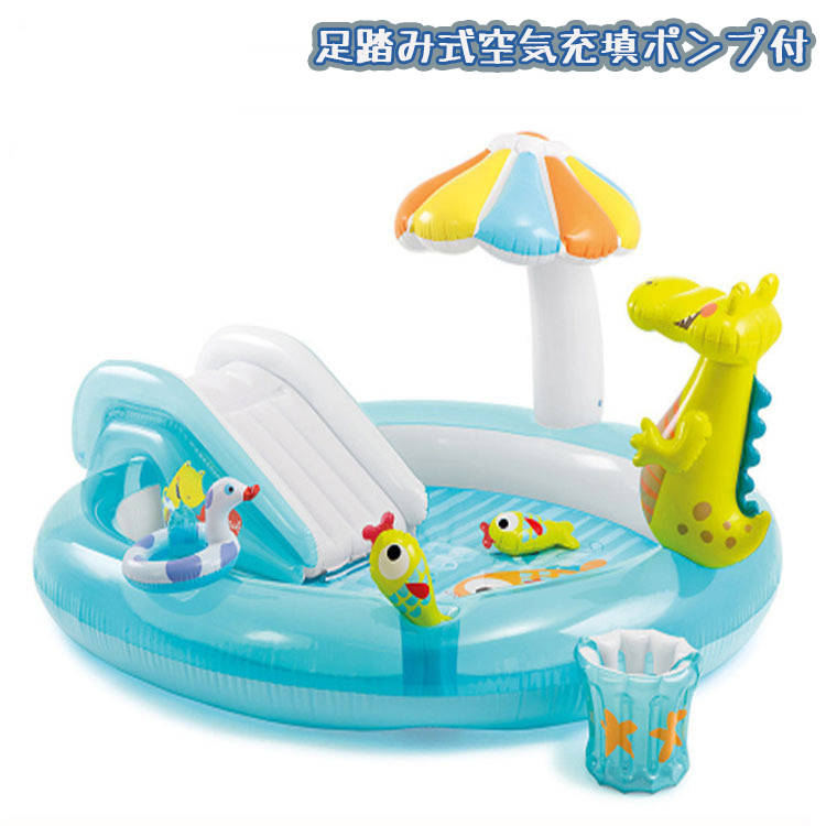 【50円クーポン配布中! 送料無料】 203cmX173cmX89cm プール すべり台 滑り台 大型 スイムセンター 家庭用 夏の日 芝生遊びファミリープール 高評価 楽しみ 水遊び 子供用 滑り台 ジャンボプール 猛暑対策 夏の満喫 プール 大きいプール ビニールプール