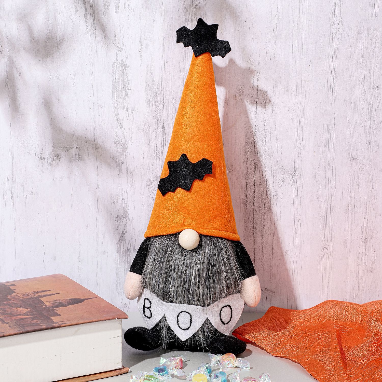 【50円クーポン配布中! 送料無料】 ハロウィン 飾り り付け Halloween 装飾 お化け ハロウィングッズ 顔無し お人形 飾り物 巫女 魔女 ぬいぐるみ 置物 玄関 お化け屋敷 店舗飾り 小道具 雑貨 玄関 装飾 玄関ドア 可愛い 2