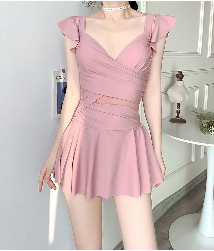 【クーポン利用で→80円OFF】水着 レディース 体型カバー セパレート 女性 女性用 オトナ女子 レース 無地 ビキニ スカート スカート セクシー パッド付き 大 小胸 バストワンピース オトナ女子 お腹 お尻 太もも カバーアップ 露出控えめ 大きいサイズ 女子 高校生 大人