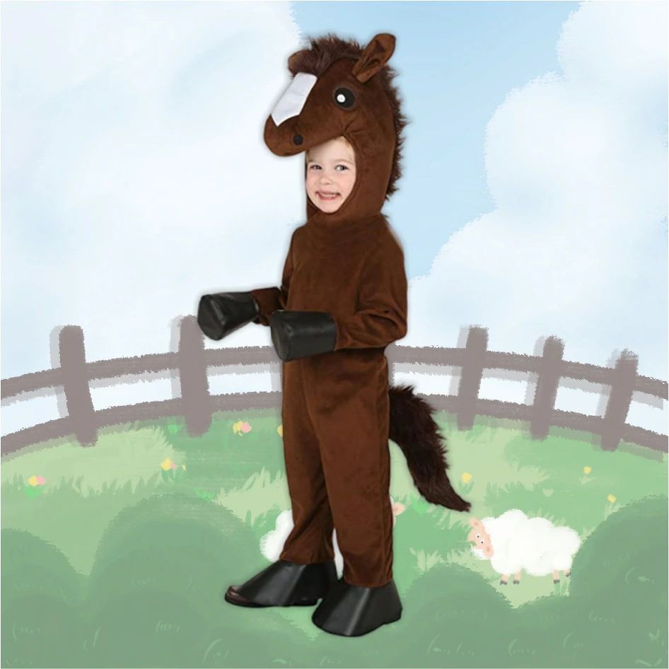 【SS★10%OFF!】 ハロウィン キッズ 子供 衣装 馬 十二支 コスプレ 子供用 仮装 コスプレ衣装 着ぐるみ コスチューム 余興 動物 宴会なりきり 学園祭 演劇 演出 クリスマス イベント パーティー 舞台服 発表会 文化祭 学園祭 新年会 演出服