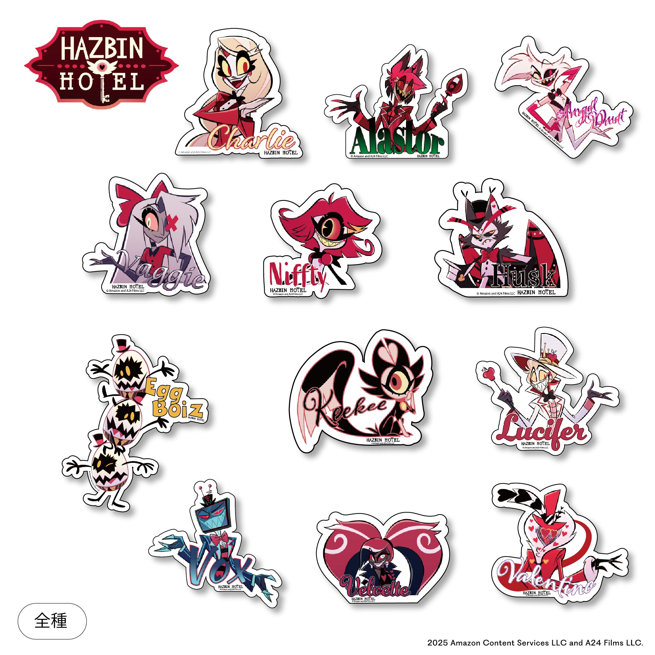 【新品未使用】HAZBIN HOTEL Die-cut sticker