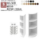 すきまくん カウンター下 収納 引き戸タイプ用 エンドコーナー 幅30×奥行30×高さ60-103cm CSD-SCL-30 CSD-SCR-30 すきまくんシ...