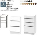 すきまくん カウンター下 収納 開き扉シリーズ用 オリジナル 引き出し 幅41~60×奥行20×高さ60-103cm CSD-TH-20 すきまくんシリーズ カ...
