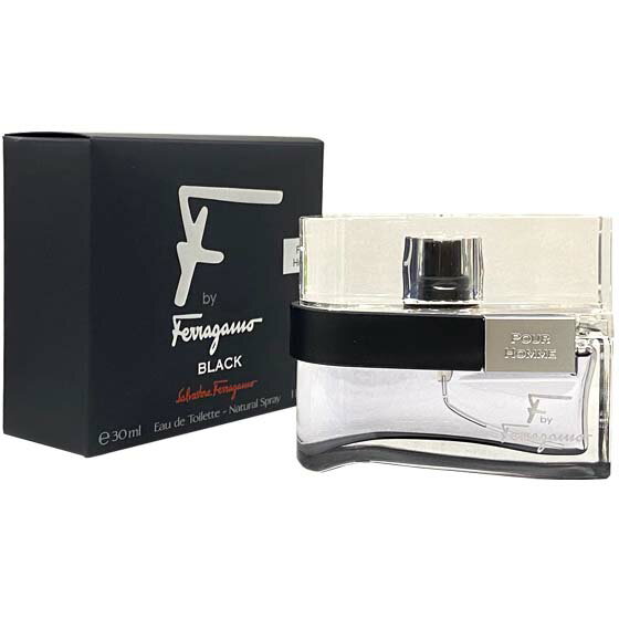 フェラガモ SALVATORE FERRAGAMO エフ バイ フェラガモ プールオム ブラック オードトワレ EDT SP 30ml 