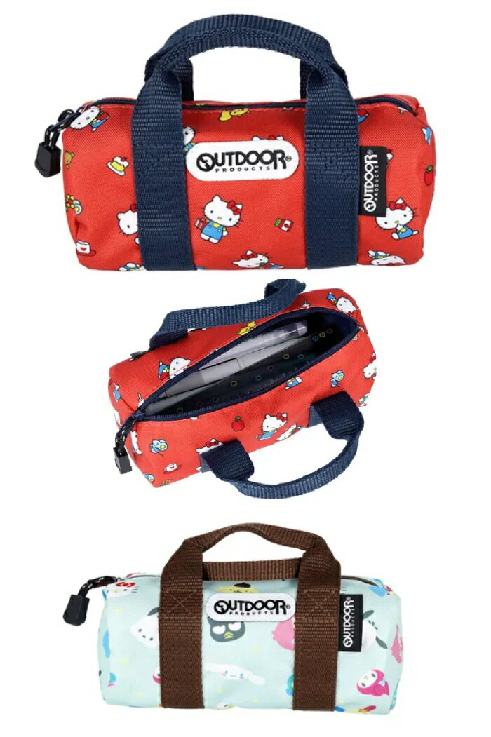 樂天商城 - 【サンリオ　キティ　OUTDOOR　アウトドア　ペンポーチ　コスメポーチ　ポーチ　ボストンポーチ　化粧ポーチ　ポーチ】サンリオキャラクターズ ペンケース R．BOSTON OUTDOOR PRODUCTS