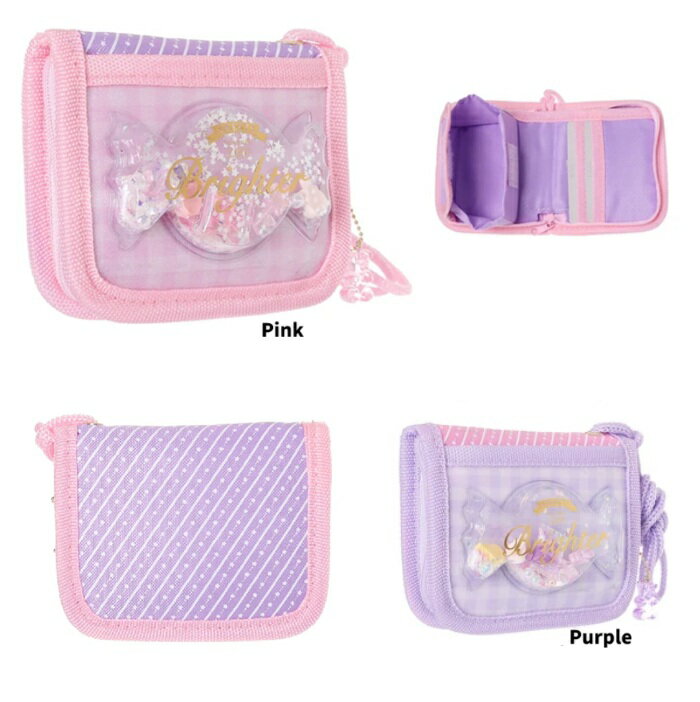 ラウンドファスナーウォレット 　RFウォレット　お財布　子供財布　キッズ財布　ストラップ付き財布 キ..