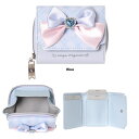 【ミニ財布 コンパクト財布 お財布 財布 レディース財布 三つ折り財布 お財布 コンパクト 小銭入れ】Coboca+合皮ハートビジューミニ財布